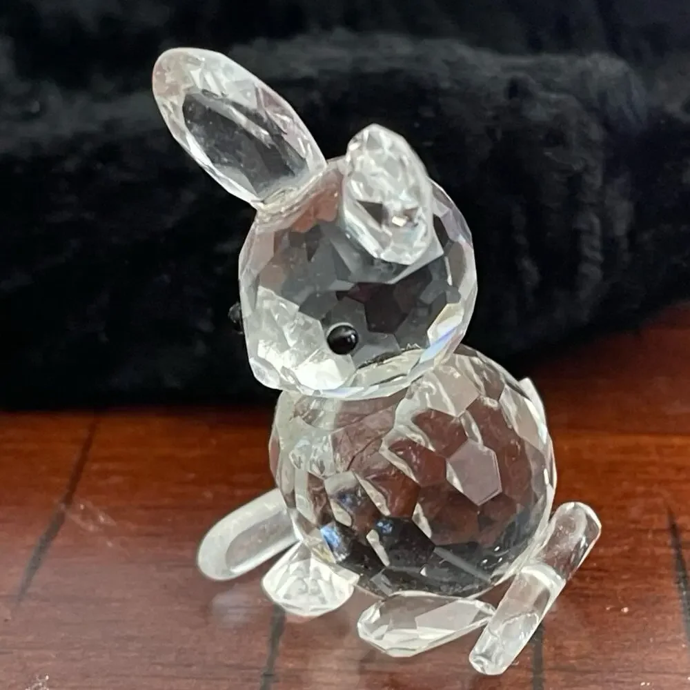 Swarovski crystal bunny